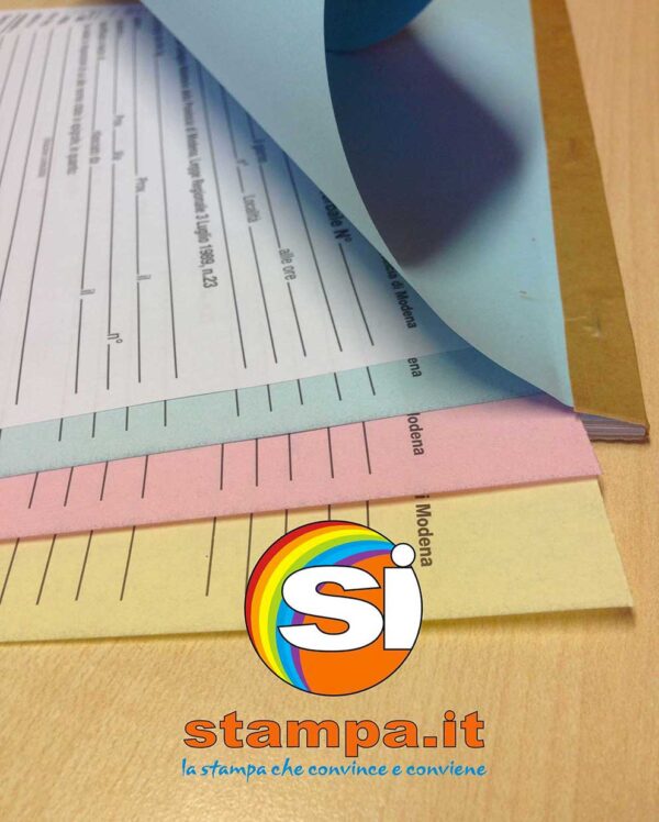 Blocchi in Carta Chimica A4 | SISTAMPA