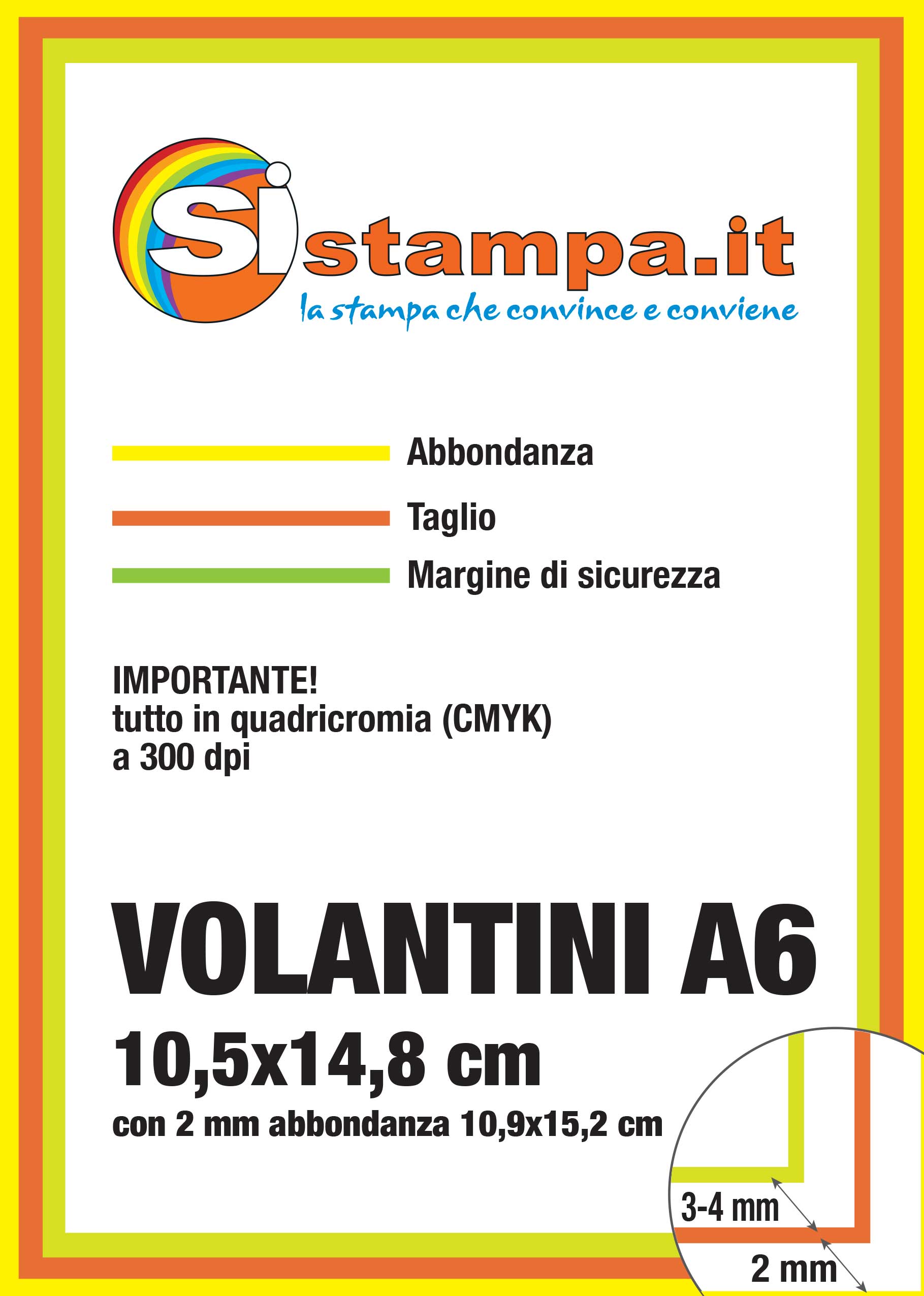 Preparazione Stampa Volantini A6 | SISTAMPA