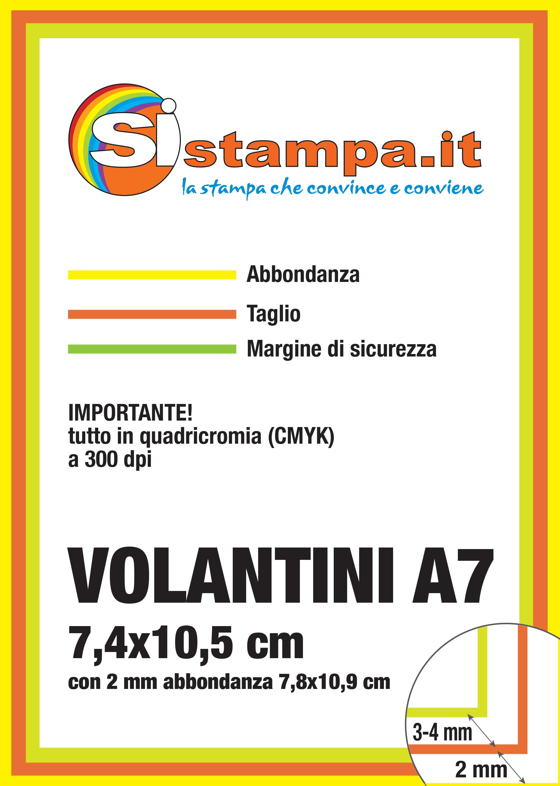 Preparazione Stampa Volantini A7 | SISTAMPA