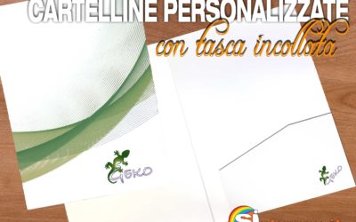 Cartelline Personalizzate con Tasca Incollata Portadocumenti A4