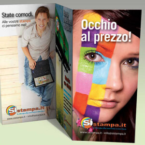 Pieghevoli e Depliants Personalizzati | SISTAMPA