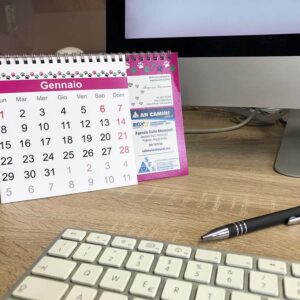 Calendario personalizzato A5 da scrivania | Sistampa.it