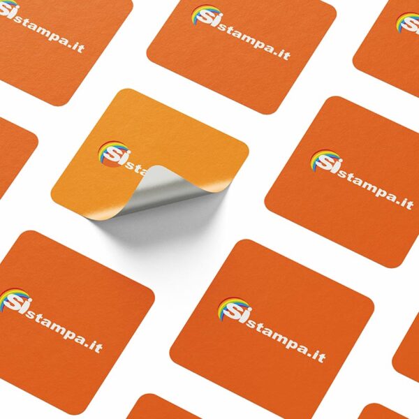 Stampa online adesivi in vari formati | SISTAMPA