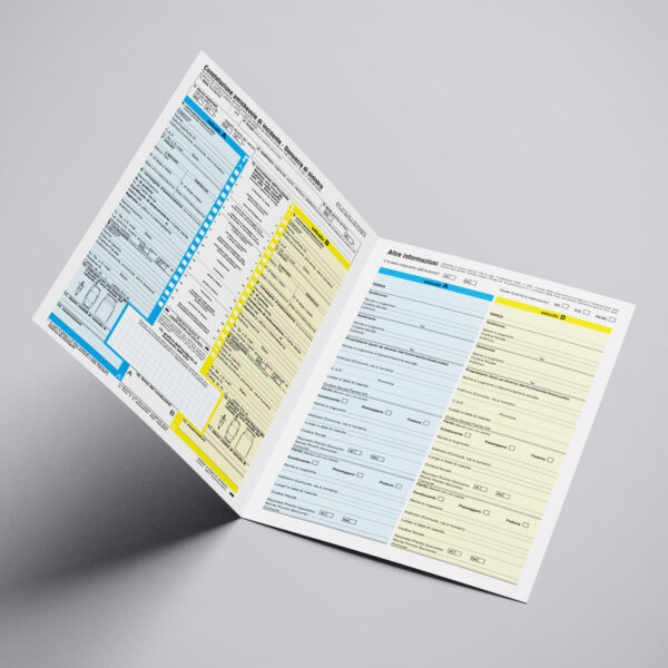 Stampa moduli di Constatazione Amichevole d'Incidente personalizzati | SISTAMPA Stampa moduli di Constatazione Amichevole d'Incidente personalizzati | SISTAMPA